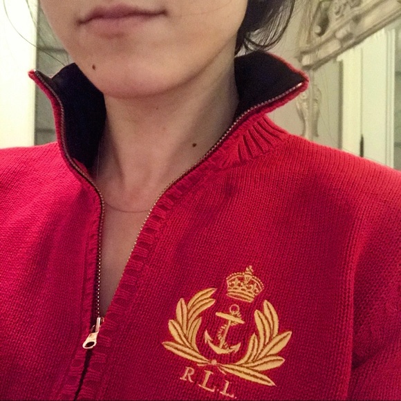 Ralph Lauren Sweaters - Lauren Ralph Lauren golden crest mock neck sweater